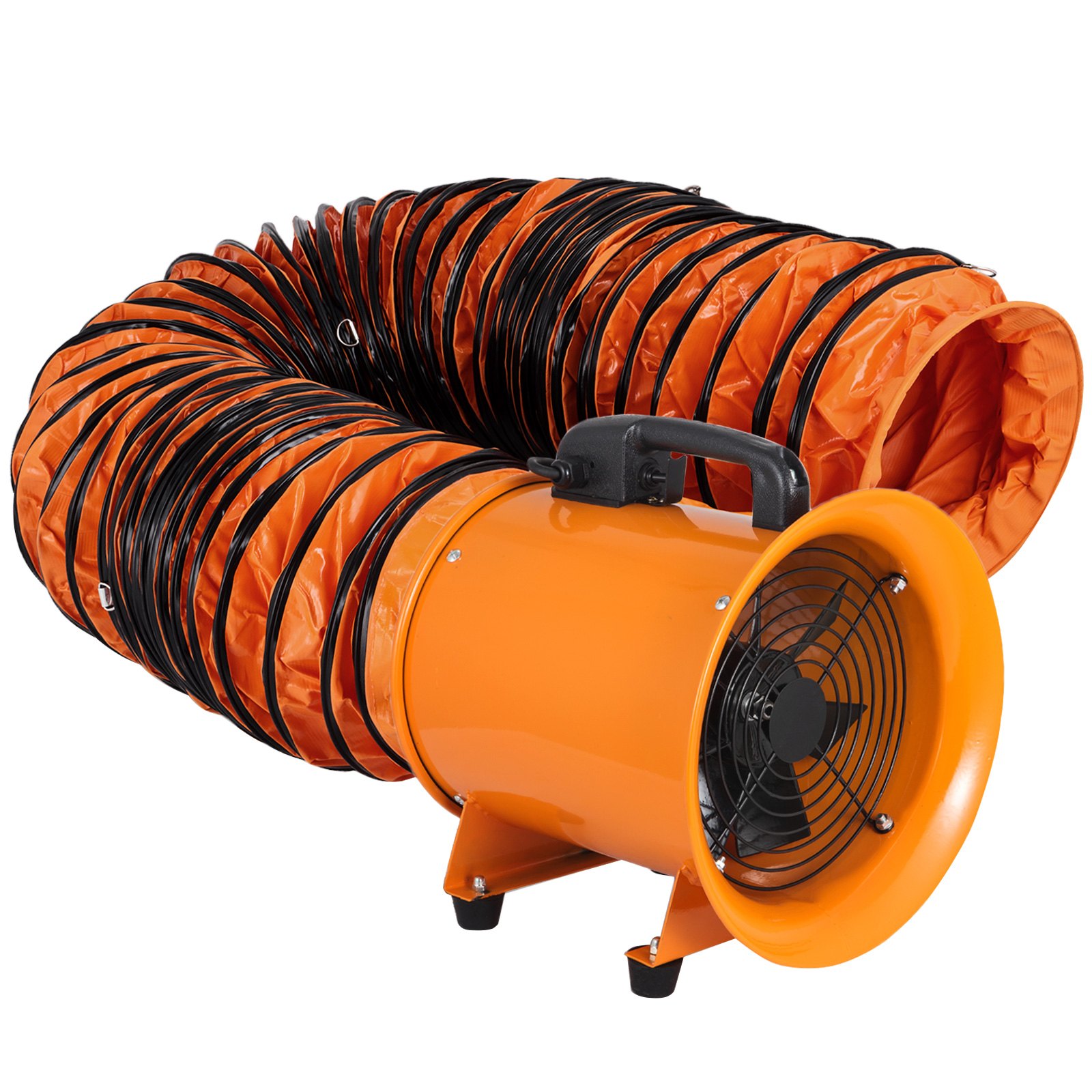 Aspiratore Ventilatore Industriale 10 Pollici 250 mm ,Condotto in PVC da 10 m