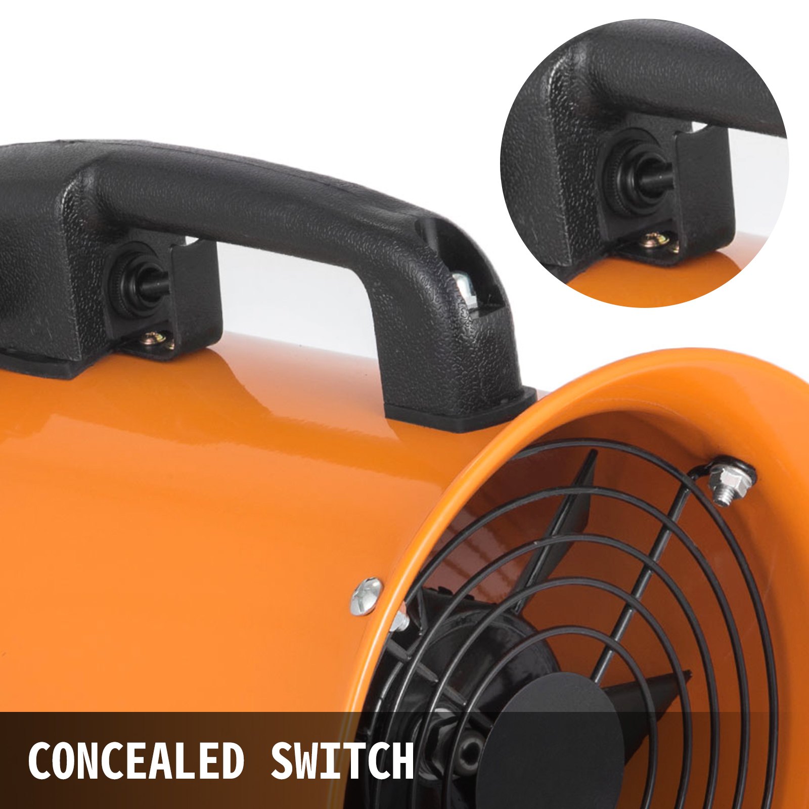 8" Ventilatore Industriale Estrattore Assiale Aspiratore ∅200mm 2800 R/min