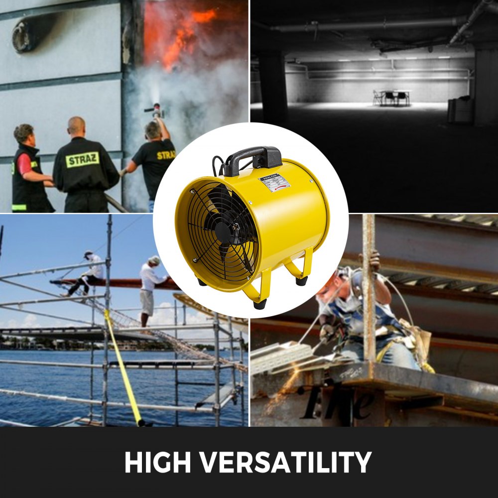 Ventilatore industriale φ30cm 520w Portatile 2500-3900m³/h