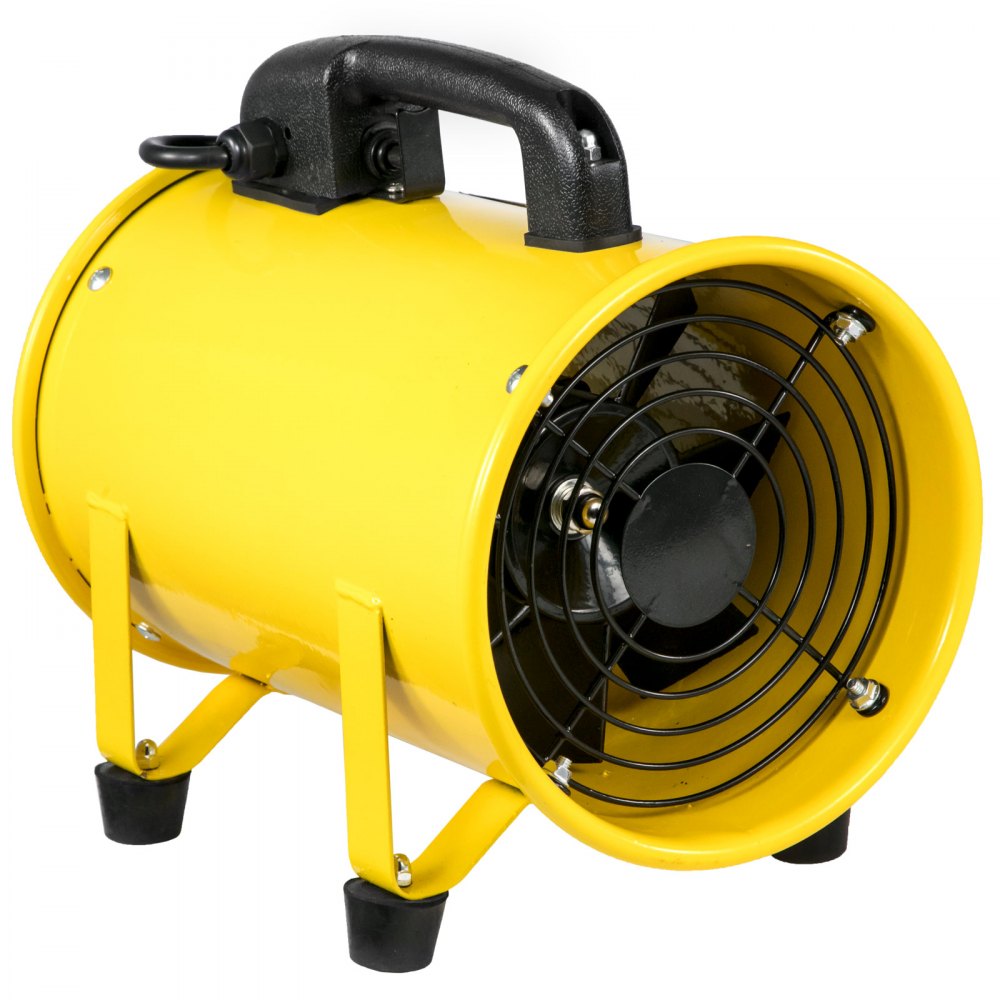 Ventilatore industriale Portatile φ 20cm 230w Con Tubo Flessibile 5m
