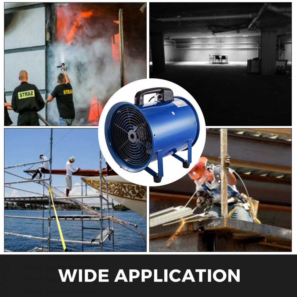 Ventola Ventilatore Industriale φ250mm 190w 2600r/min Soffiatore Centrifugo