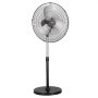 VEVOR Ventilatore da Pavimento, Ventilatore Oscillante da 20 pollici Girevole a 90 Gradi, Altezza Regolabile con 3 Velocità Regolabili, Alta Potenza per Camera da Letto, Soggiorno, Casa, Ufficio