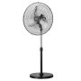 VEVOR Ventilatore da Pavimento, Ventilatore Oscillante da 20 pollici Girevole a 90 Gradi, Altezza Regolabile con 3 Velocità Regolabili, Alta Potenza per Camera da Letto, Soggiorno, Casa, Ufficio