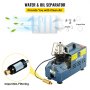 VEVOR Compressore Elettrico ad Alta Pressione 1800W, Pompa ad Aria Compressa Arresto Manuale 4500 PSI, Adatta per Bombole Subacquee, Carabine PCP, Bombole di Paintball