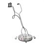 VEVOR Idropulitrice per Superfici in Acciaio Inossidabile con 4 Ruote, 275,8 bar Max, Connettore Rapido da 3/8, 2 Ugelli di Spruzzo, Doppia Impugnatura, per Cemento, Patio, Marciapiede 535 mm