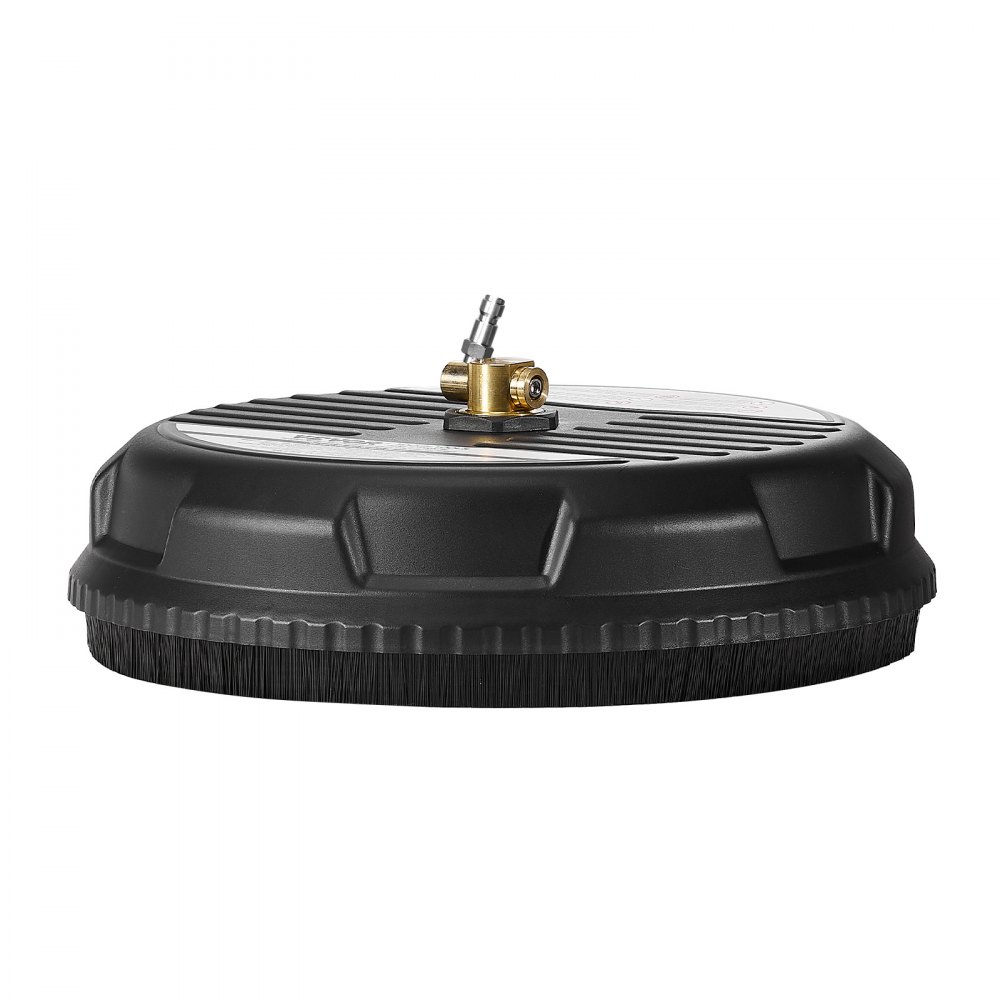 VEVOR Idropulitrice per Superfici in Acciaio Inossidabile con 4 Ruote, 206,8 bar Max, Connettore Rapido 1/4, 2 Ugelli di Spruzzo, Doppia Impugnatura, per Cemento, Patio, Marciapiede 385 mm