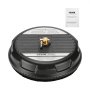 VEVOR Idropulitrice per Superfici in Acciaio Inossidabile con 4 Ruote, 206,8 bar Max, Connettore Rapido 1/4, 2 Ugelli di Spruzzo, Doppia Impugnatura, per Cemento, Patio, Marciapiede 385 mm