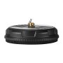 VEVOR Idropulitrice per Superfici in Acciaio Inossidabile con 4 Ruote, 206,8 bar Max, Connettore Rapido 1/4, 2 Ugelli di Spruzzo, Doppia Impugnatura, per Cemento, Patio, Marciapiede 385 mm