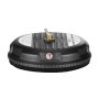 VEVOR Idropulitrice per Superfici in Acciaio Inossidabile con 4 Ruote, 206,8 bar Max, Connettore Rapido 1/4, 2 Ugelli di Spruzzo, Doppia Impugnatura, per Cemento, Patio, Marciapiede 385 mm