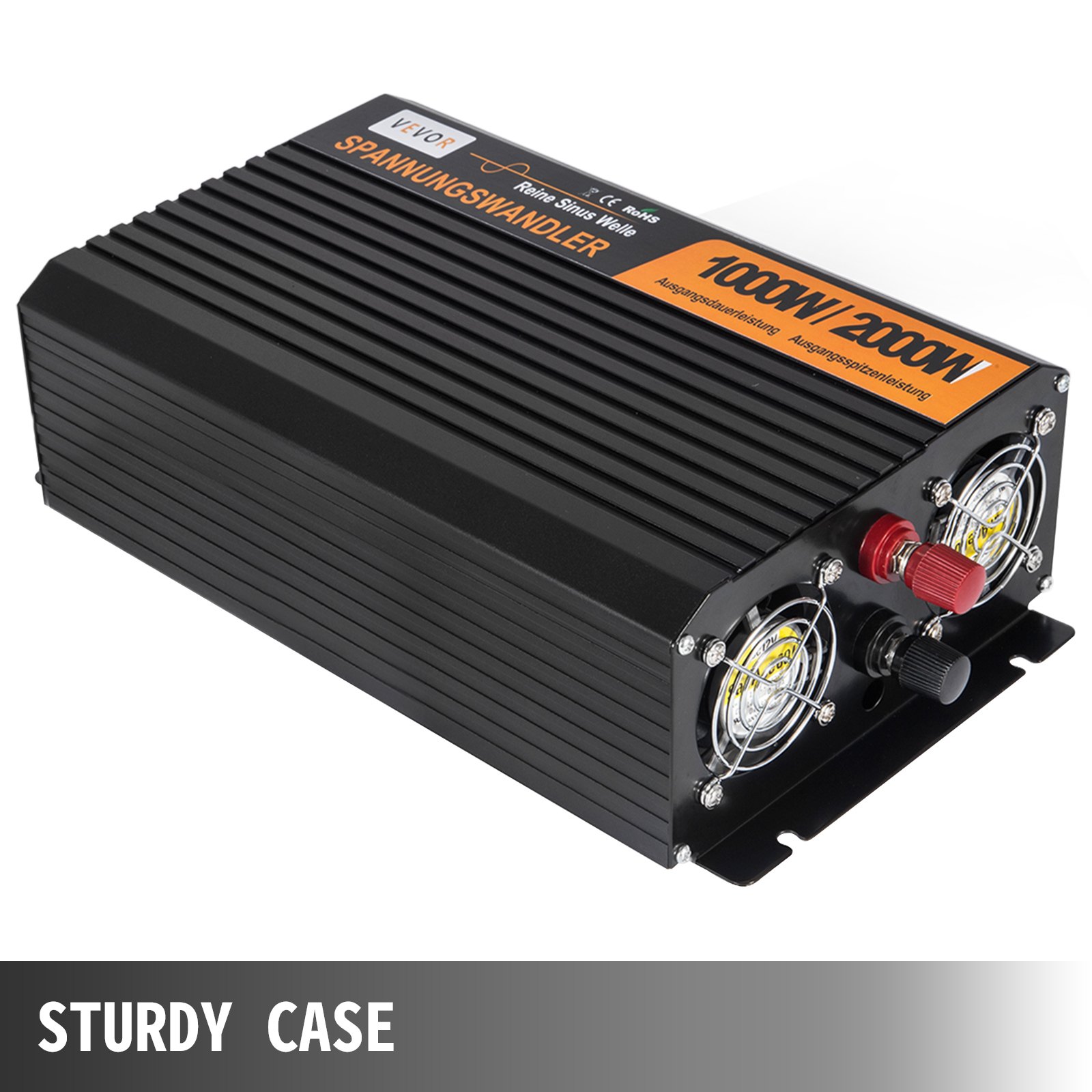 Inverter Onda Sinusoidale Pura 1000 W 2000w 12v 220v 230v Convertitore Sortstart