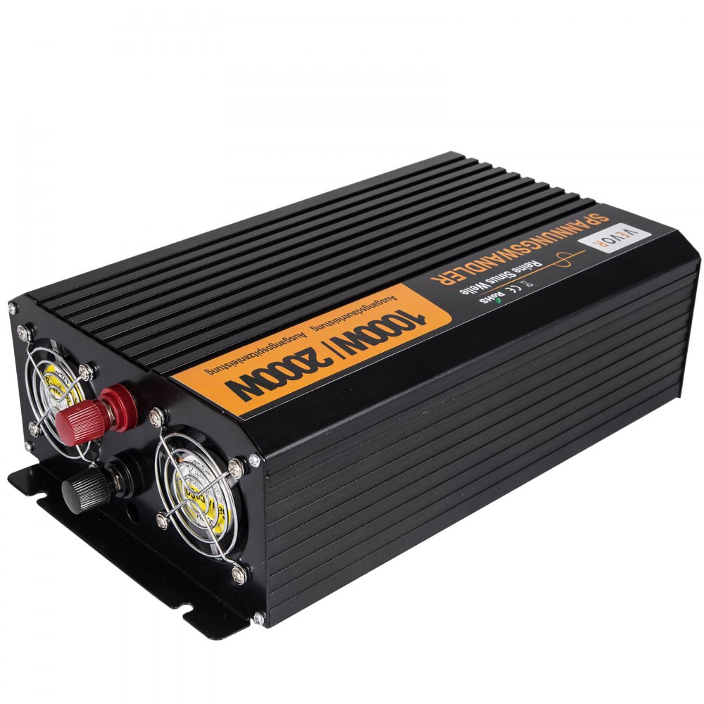 1000w/2000w Power Inverter Dc 12v A Ac 230v Onda Sinusoidale Pura Convertitore