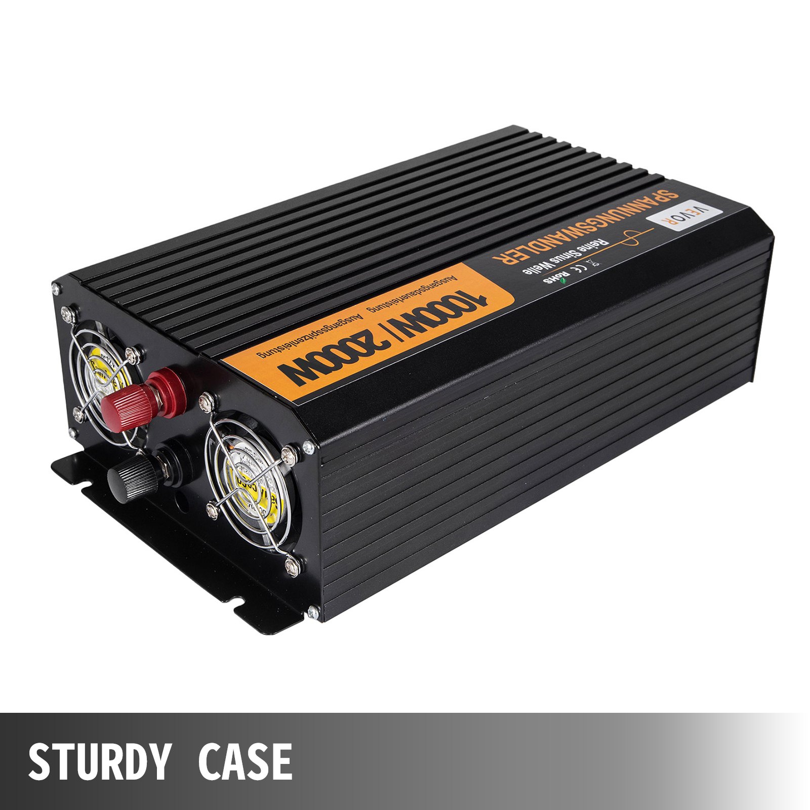1000w/2000w Power Inverter Dc 12v A Ac 230v Onda Sinusoidale Pura Convertitore