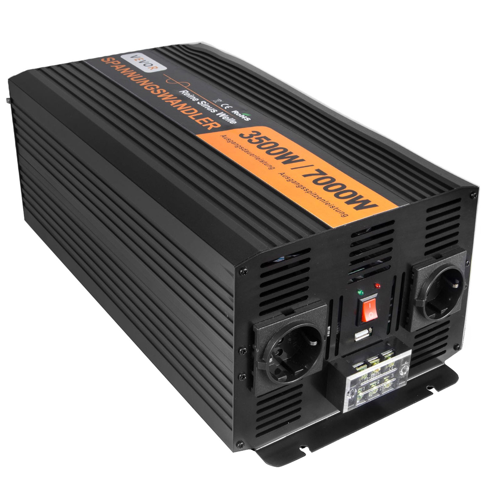 3500w 7000w Convertitore 12v 220v 230v Onda Sinusoidale Pura Inverter