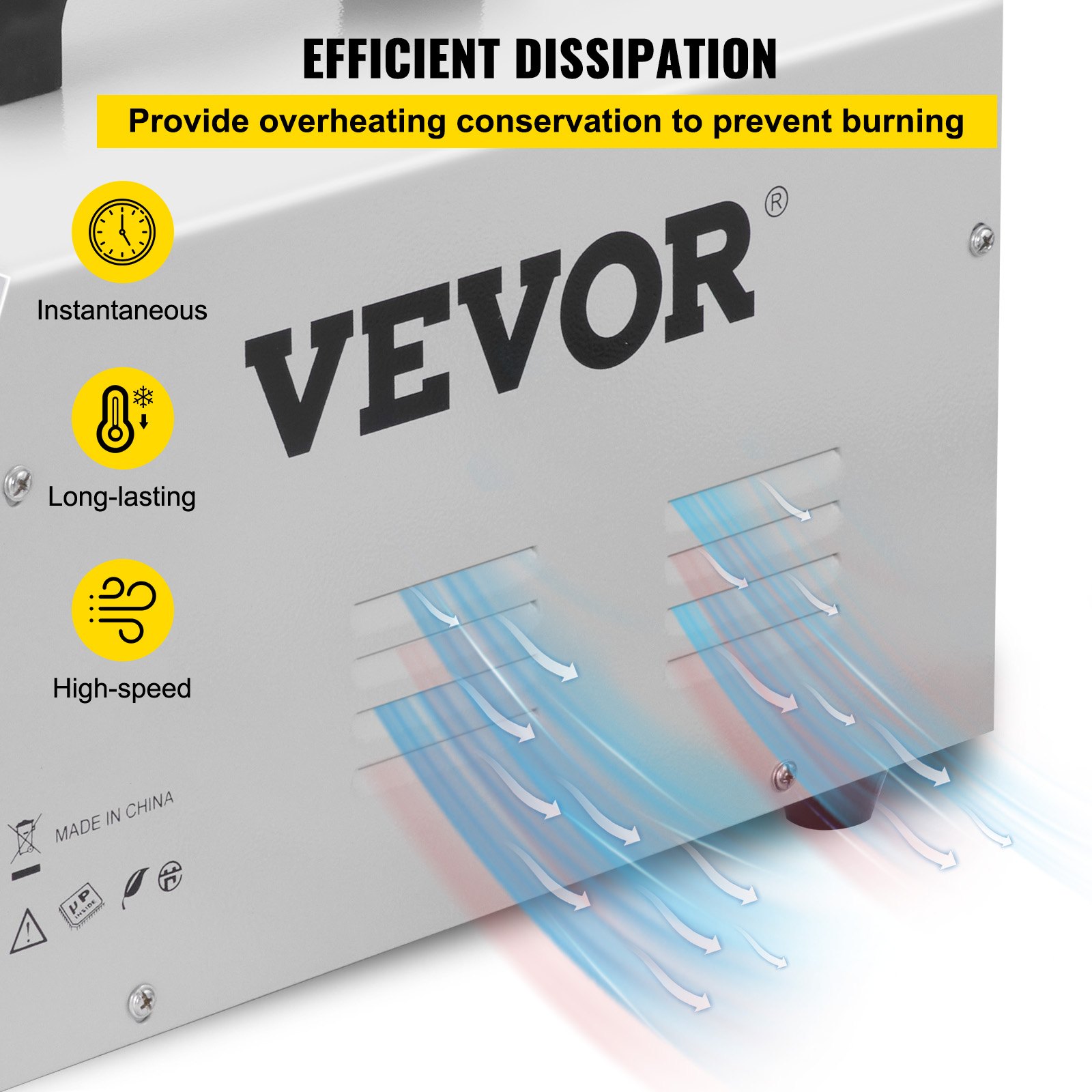 VEVOR Estrattore di Ammaccature per Saldatore a Punti 220 V 50 HZ, 9 Modalità Disponibili per La Modellatura di Ammaccature, La Riparazione di Lamiere, Riparazione per Danni alla Carrozzeria dell'Auto