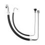 VEVOR Set di Tubi Flessibili di Aspirazione e Linee di Reflusso, in Lega di Alluminio e Gomma, per Spruzzatori di Vernice, Compatibile con Macchine per Spruzzatura Airless e Verniciatura di Linee