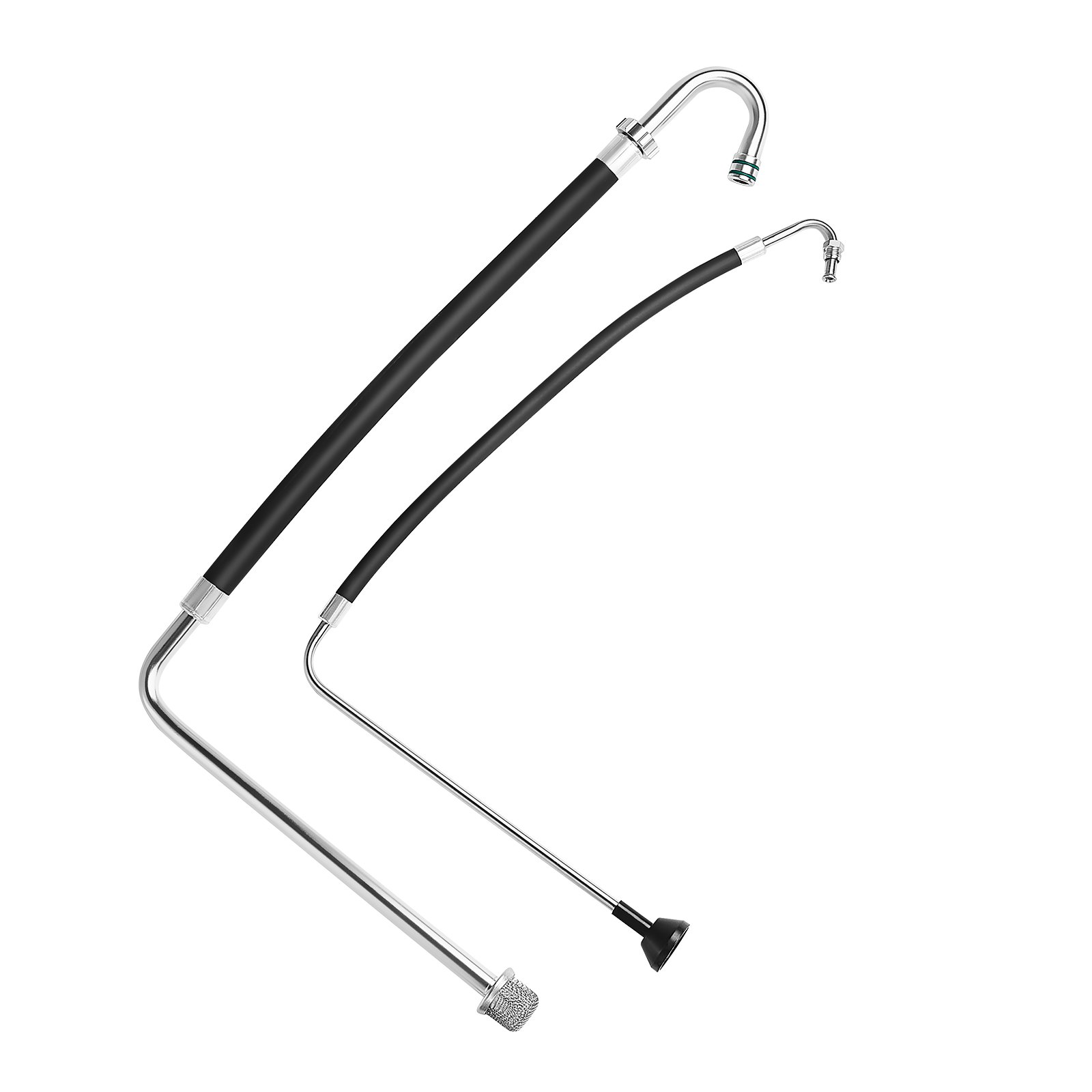 VEVOR Set di Tubi Flessibili di Aspirazione e Linee di Reflusso, in Lega di Alluminio e Gomma, per Spruzzatori di Vernice, Compatibile con Macchine per Spruzzatura Airless e Verniciatura di Linee