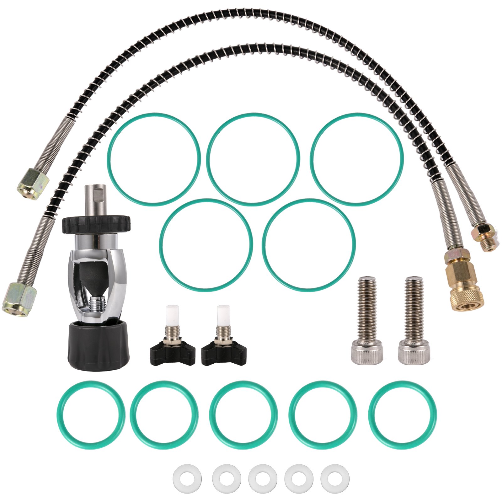 Vevor Oil Water Separator 30 Mpa Filtro Con Base E Connettore Compressore D'aria