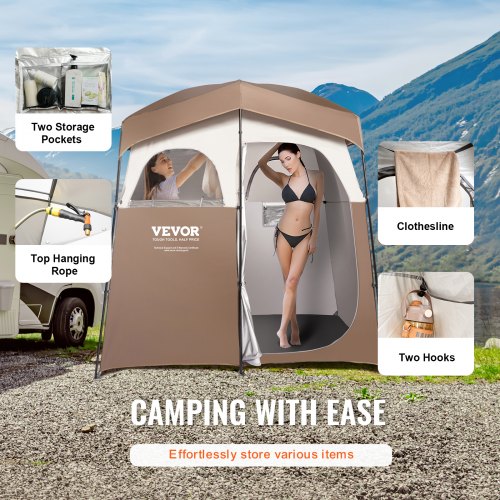 Tenda da doccia portatile Pop-Up per la Privacy ampio spogliatoio Tenda da doccia portatile Pop-Up per la Privacy ampio spogliatoio