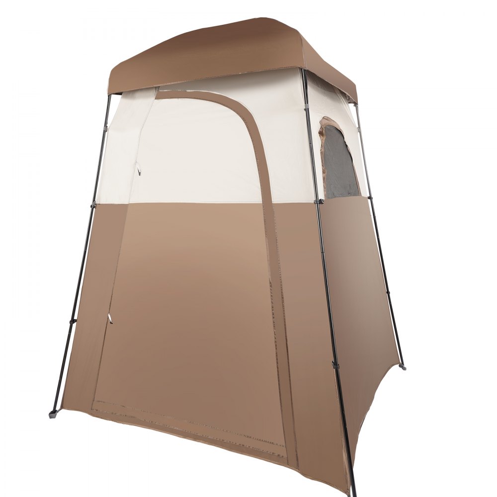 VEVOR Tenda da Bagno per Campeggio Tenda Pop-up per la Privacy 167,6 x 167,6 x 221 cm, Tenda Cabina Doccia Portatile da Campeggio all'Aperto, Tenda Spogliatoio Portatile da Campeggio per Bagno Doccia