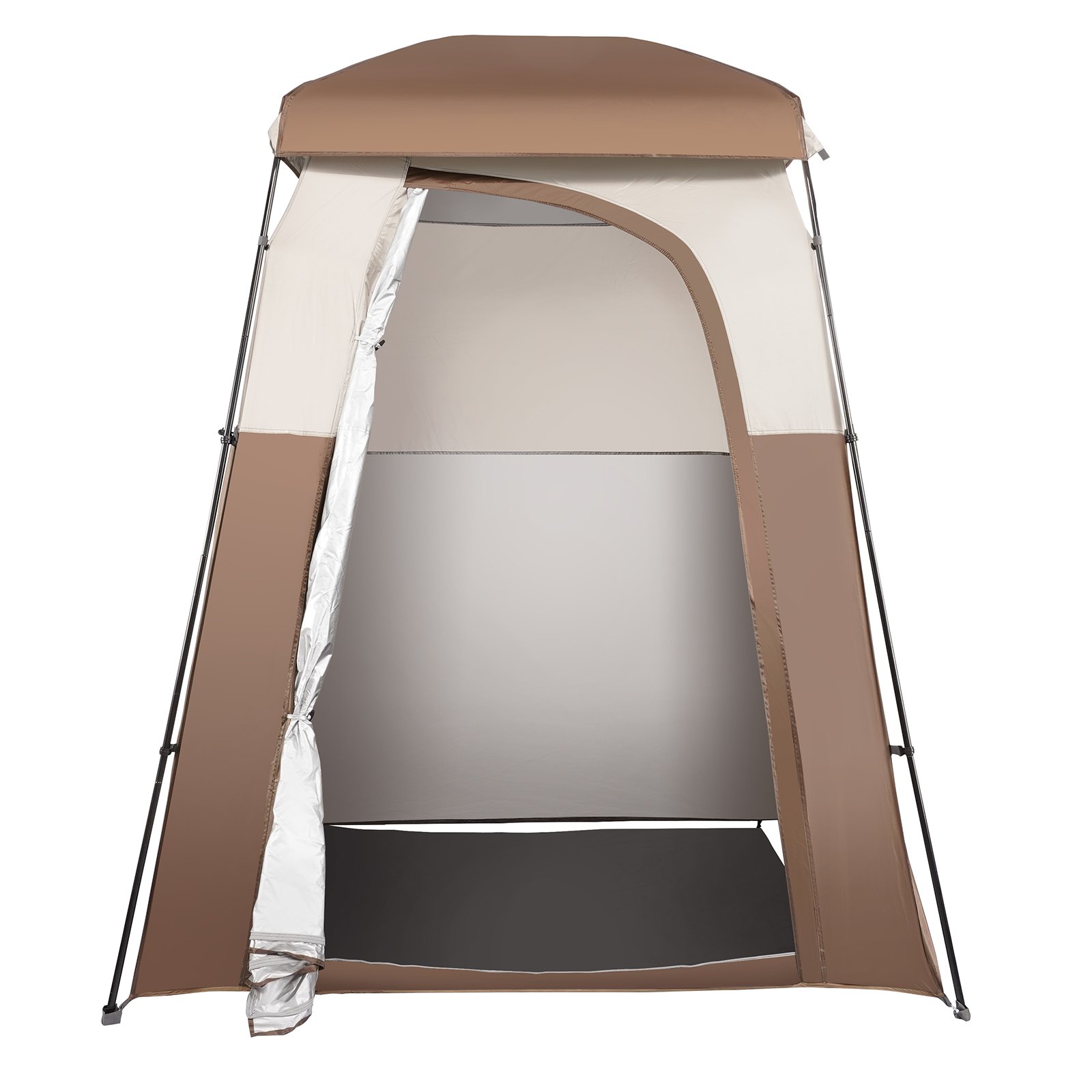 VEVOR Tenda da Bagno per Campeggio Tenda Pop-up per la Privacy 167,6 x 167,6 x 221 cm, Tenda Cabina Doccia Portatile da Campeggio all'Aperto, Tenda Spogliatoio Portatile da Campeggio per Bagno Doccia