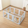 VEVOR Box per Parto di Cani Cuccioli 1930x1245x765mm, Recinto per Parto in Plastica per Cani Taglia Grande, Impermeabile con Finestre Trasparenti Serratura per Porta, Kit per Animali Domestici