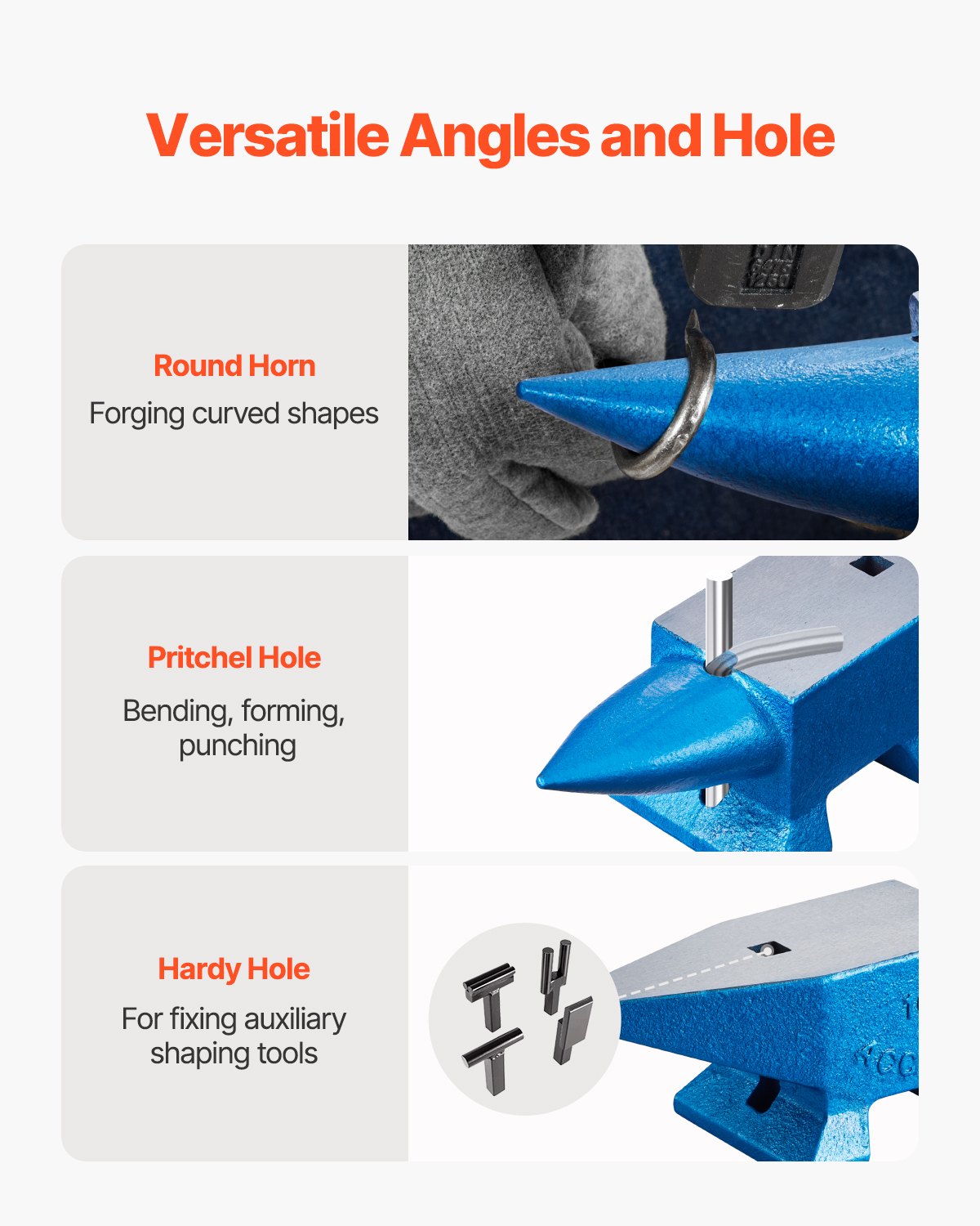 Moh 22lbs Incudine Acciaio 10 kg  Incudine in Acciaio Forgiatura Rivettatura Appiattimento Formatura del Metallo Lavorazione dei Metalli Trattamento