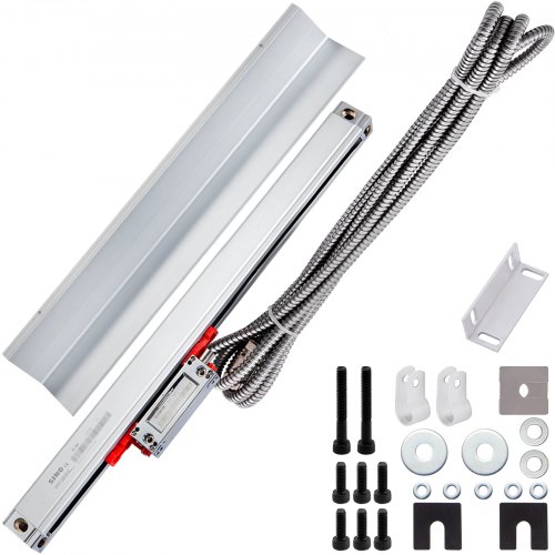 Vevor Scala Lineare Ottica Dro Lettura Lunghezza 270 Mm 5um Fresatrice Tornio