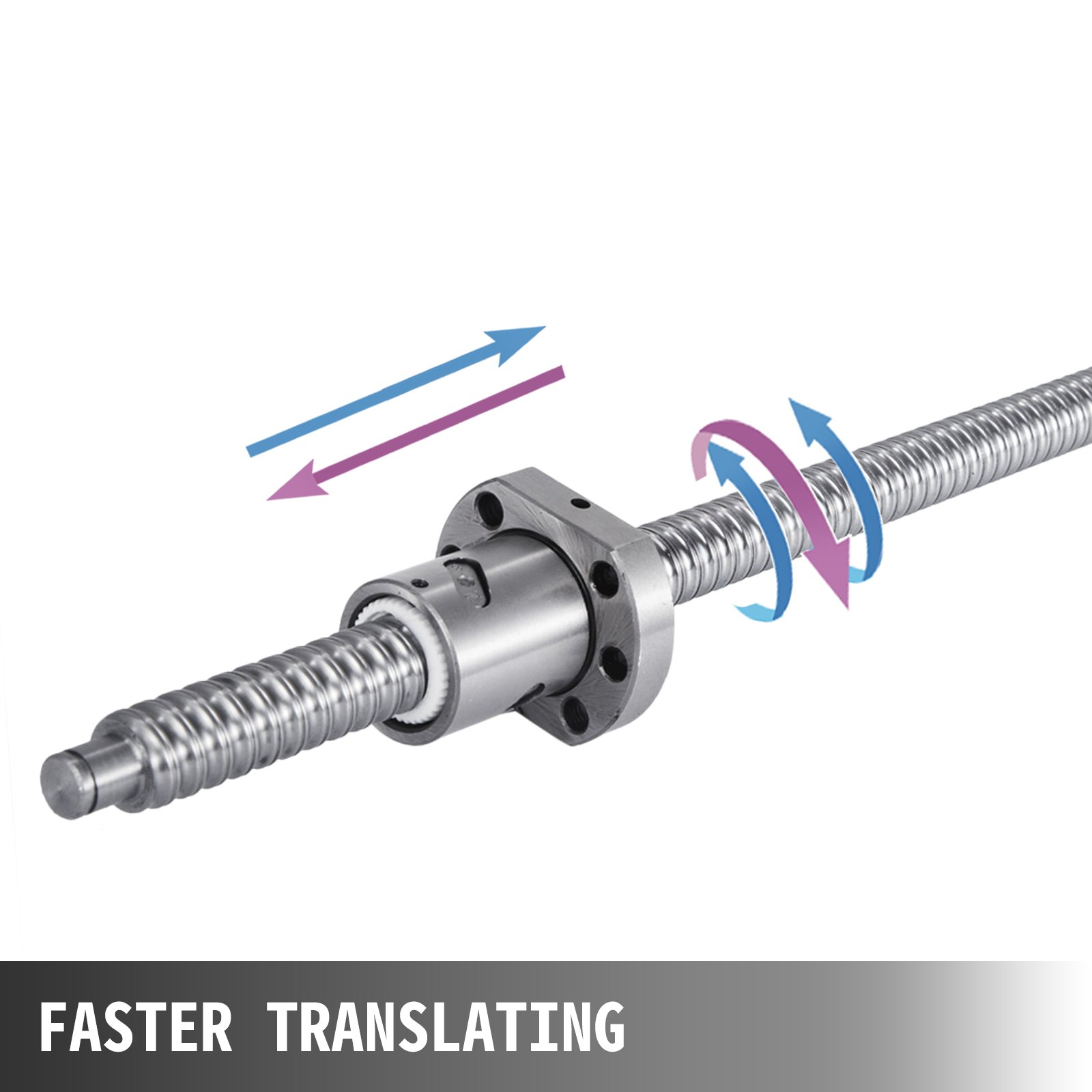 SFU1605 500mm  Vite a ricircolo di sfere Ballscrew kit + BK/BF12 dado a sfera + DSG16H Corpo del dado a vite