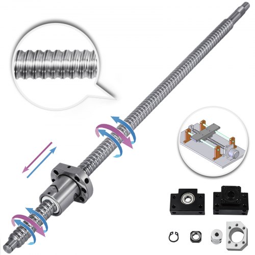 Vite A Ricircolo Di Sfere Anti Gioco Sfu1605-600mm Cuscinetto Lato Fisso Bk12