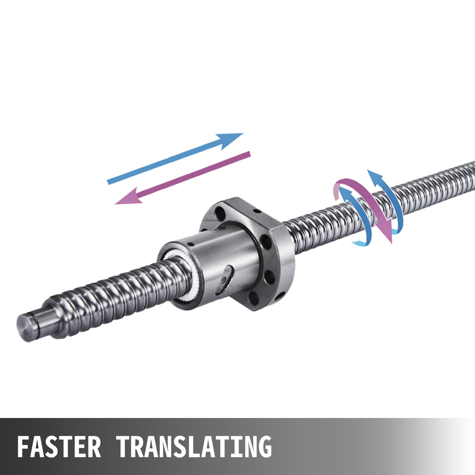 Vite A Ricircolo Di Sfere Anti Gioco Sfu1605-600mm Cuscinetto Lato Fisso Bk12