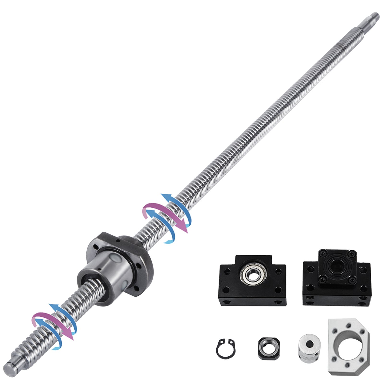 Vite A Sfere Sfu1610-650 Mm Con Una Sfera Ballscrew With A Ball Nut Durevole Cnc