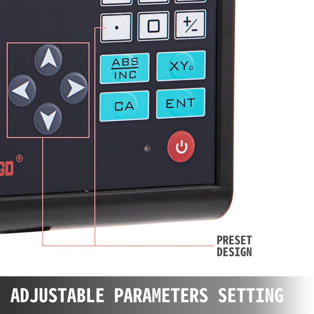 Vevor Lettura Digitale 3 Assi Display Digitale Schermo Lcd Dro Encoder Lineare