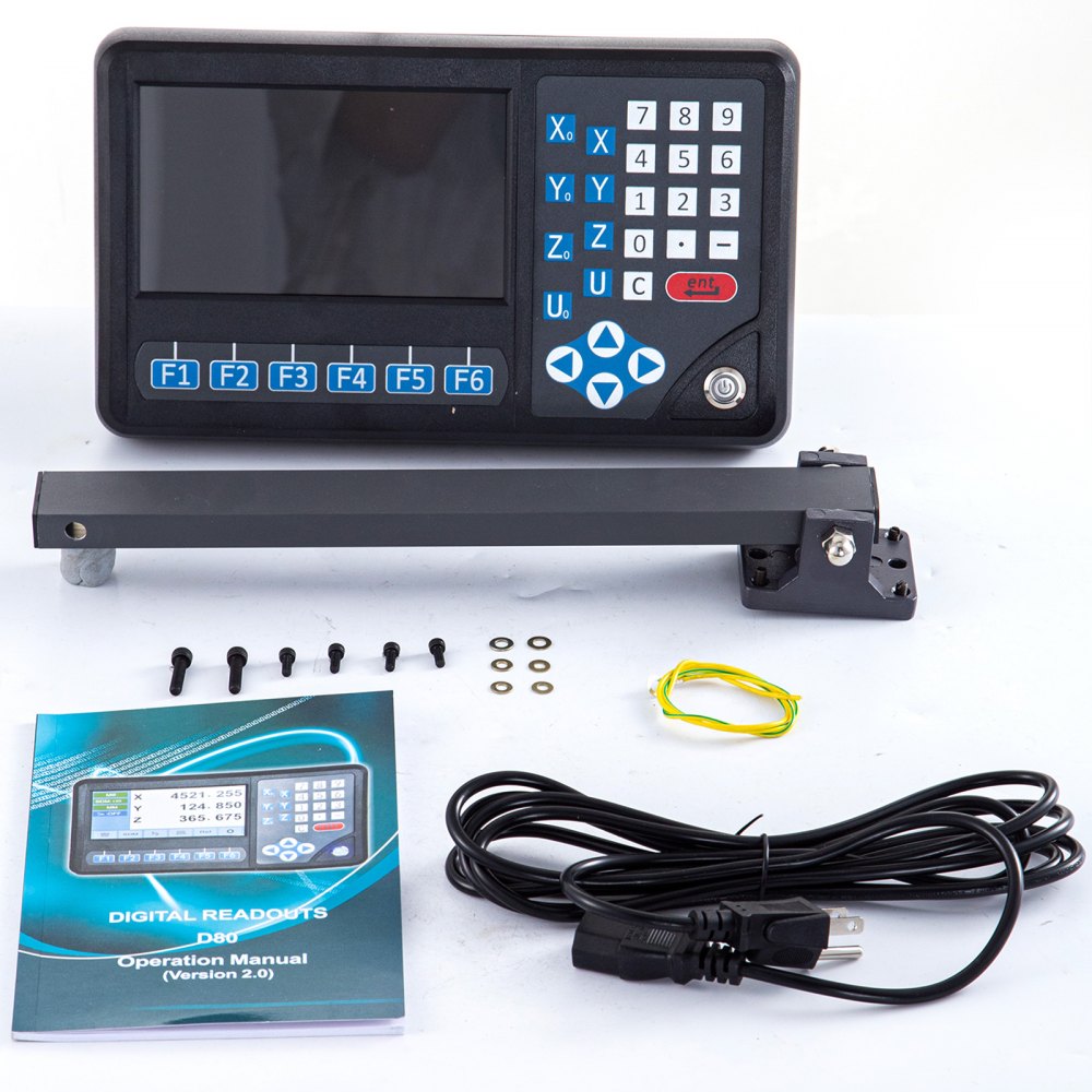 Vevor Lettura Digitale 4 Assi Display Digitale Schermo Lcd Dro Encoder Lineare