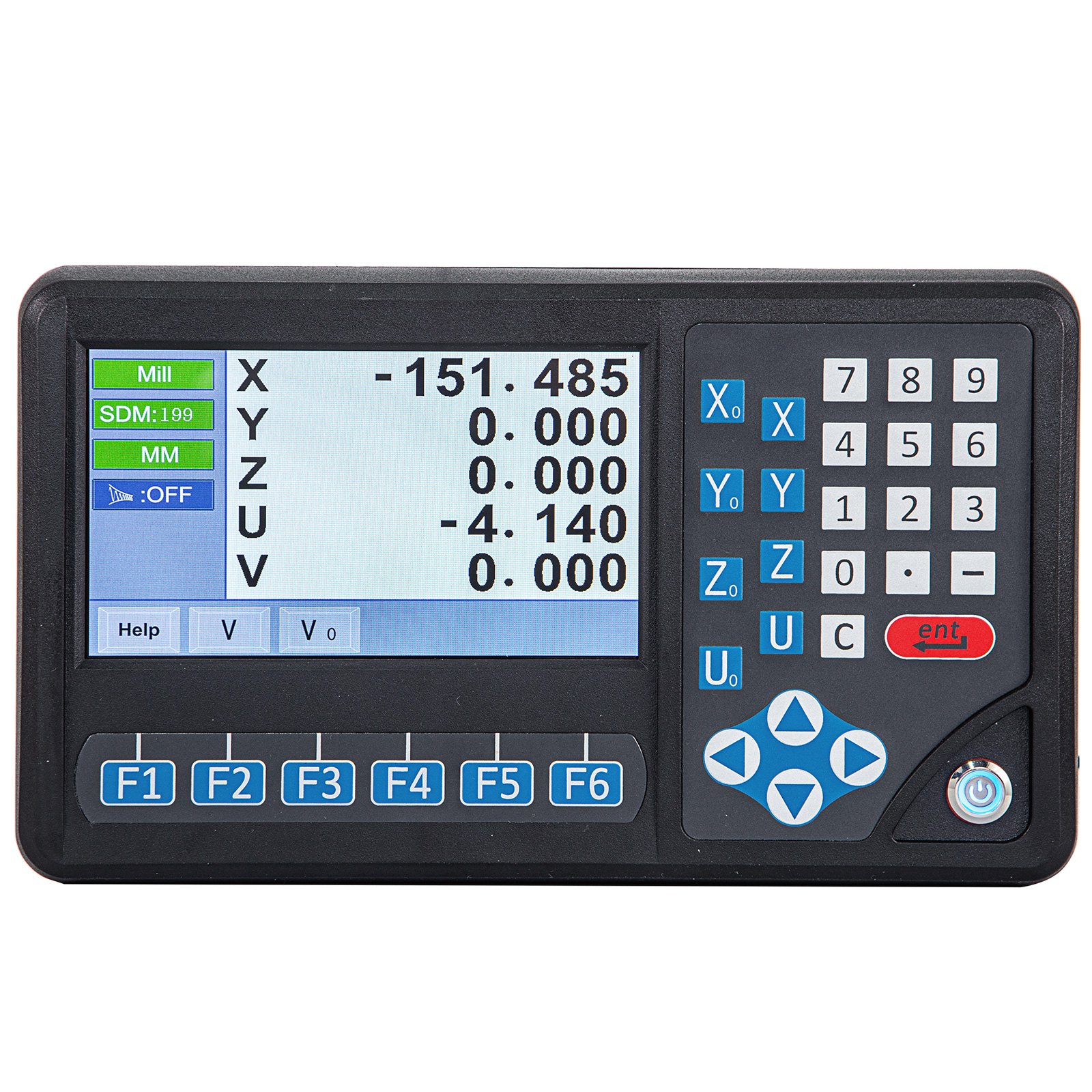 Vevor Lettura Digitale 5 Assi Display Digitale Schermo Lcd Dro Encoder Lineare