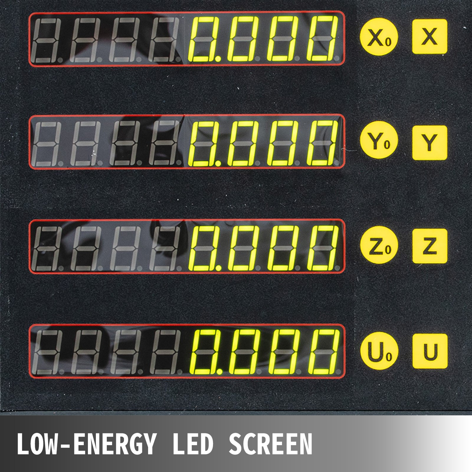 Vevor Lettore Digitale A 5 Assi A Scala Lineare Dro Schermo Led Encoder Lineare