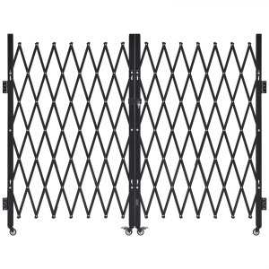 VEVOR Cancello di Sicurezza Pieghevole Singolo 1900 x 1310 mm Cancello