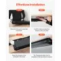 VEVOR Cassetto Estraibile Sotto Scrivania 740 x 235 x 107 mm Organizzatore Nascosto per Riporre Oggetti sulla Scrivania, Cassetto Portapenne Sotto Tavolo per Postazioni di Lavoro da Ufficio, Nero