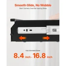 VEVOR Cassetto Estraibile Salvaspazio 782 mm Cassetto da Scrivania per Ufficio