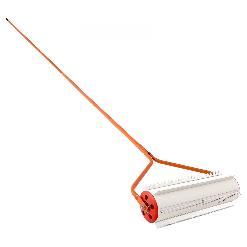 VEVOR Rullo per Rimozione di Erbacce da Lago, Attrezzo per Pulizia Erbacce Alghe da Laghi Stagni Larghezza 681 mm, Rastrello a Rullo per Rimozione Erbe da Stagni Laghetti Lunghezza Manico 5,49 m