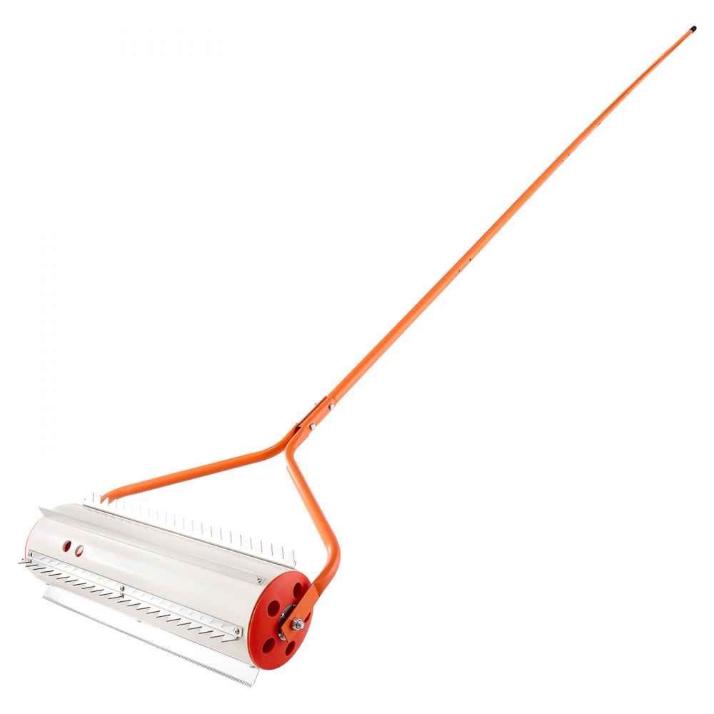 VEVOR Rullo per Rimozione di Erbacce da Lago, Attrezzo per Pulizia Erbacce Alghe da Laghi Stagni Larghezza 681 mm, Rastrello a Rullo per Rimozione Erbe da Stagni Laghetti Lunghezza Manico 5,49 m