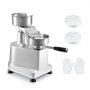 VEVOR Macchina per Hamburger Commerciale, Macchina per Hamburger Pressa Dimensioni 130mm, Pressa per Hamburger in Acciaio Inox per Formatura Carne 1000 Pezzi Carta per Hamburger, Pressa per Hamburger