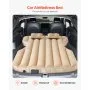 VEVOR Materasso Resistente ad Aria per Auto, Materasso Gonfiabile da Campeggio Floccato e Ispessito, Confortevole Letto da Dormire Portatile da Viaggio con Pompa dell'Aria, 2 Cuscini, Beige