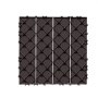 VEVOR Terrace Tiles, Set of 10, Balcony Tiles 30x30cm, Click Tiles, Waterproof Plastic Flooring for Outdoor Use, Terrace Flooring for Porch, Pool, Balcony, Backyard, Dark Brown