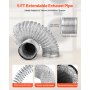 VEVOR Kit di Sfiato per Asciugatrice Interna, con Secchio per Asciugatrice Elettrica con Tubo di Scarico Estensibile da 101,6 x 1500 mm, Qualità Premium e Peso Leggero, per Appartamenti e Camper