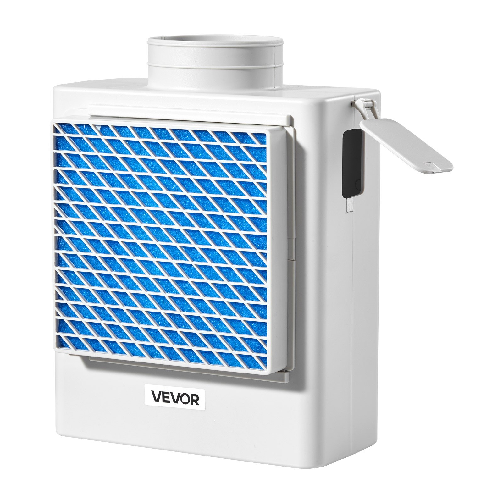 VEVOR Kit di Sfiato per Asciugatrice Interna, Materiale ABS di Alta Qualità, per Porta di Scarico 99 mm, Cappa di Scarico con Promemoria di Surriscaldamento, Tappo a Rete, Cuscinetti di Purificazione