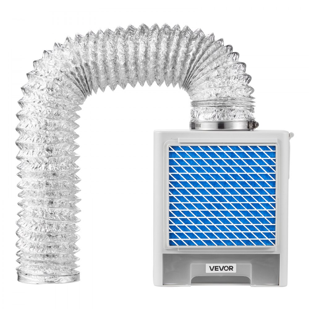 VEVOR Kit di Sfiato per Asciugatrice Interna, Materiale ABS di Alta Qualità con Cassetto dell'Acqua, per Porta di Scarico da 99 mm, con Promemoria di Surriscaldamento 4 Cuscinetti di Purificazione