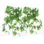 VEVOR Plant Support, 90x140cm, Foldable Cucumber Trellis Set with Plant Clips, Climbing Aid for Raised Beds, Espalier, Outdoor Plant Growth Support for Tomatoes, Pumpkins, Vegetables