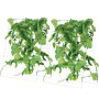 VEVOR Plant Support, 90x140cm, Foldable Cucumber Trellis Set with Plant Clips, Climbing Aid for Raised Beds, Espalier, Outdoor Plant Growth Support for Tomatoes, Pumpkins, Vegetables