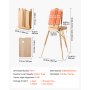 VEVOR French Easel with Legs Foldable and Portable Sketchbox Easel Stand, For Painting, Solid Beech Wood, Holds Canvas up to 860 mm, Adjustable Height & Angle, with Drawer, Palette, Shoulder Strap