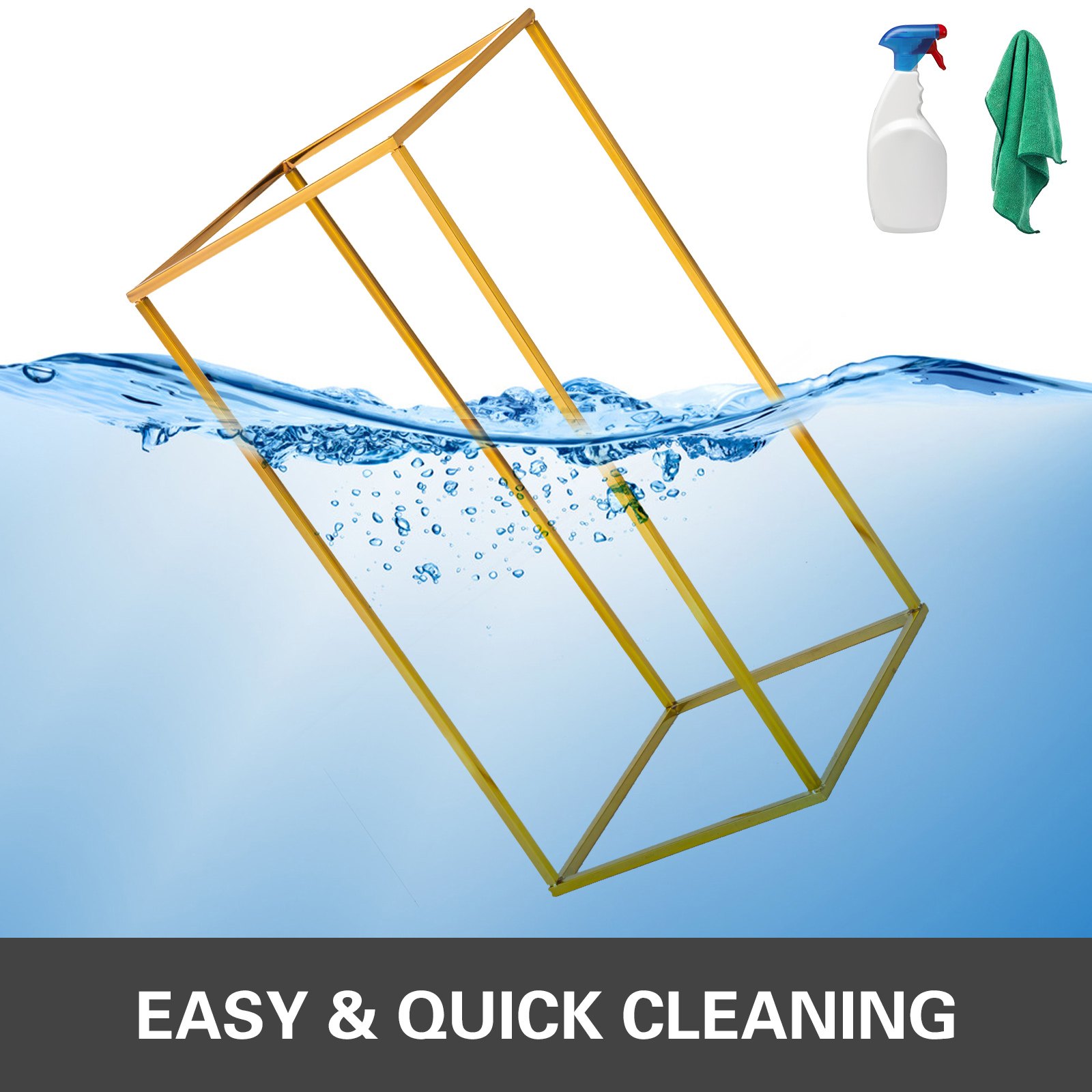 Supporto Per Fiori Metallo 11 Pezzi Decorazione Per Matrimonio Oro Colonna